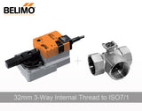 Belimo AHU 3-Way Motorised Control Valve Modulating 0 - 10V (Non-spring Return)